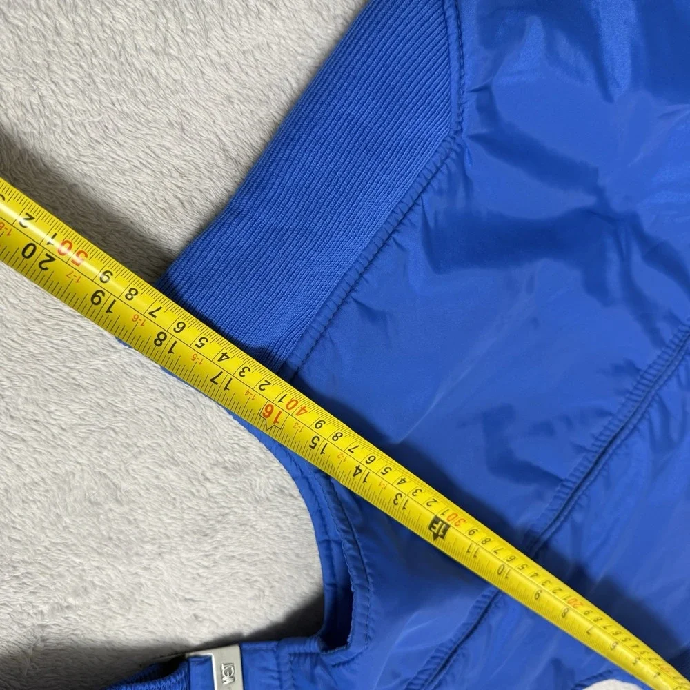 Vintage Raven Swing West Ski Bib Overalls Mens L Blue Insulated Made USA